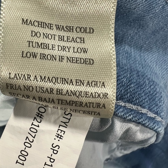 Altard State Double Button Wide Leg High Waist Stone Wash Jeans Womens size 28 - Picture 8 of 8